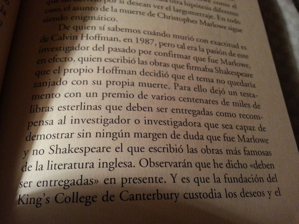 Fragmento del libro La noche en que Frankenstein leyó el Quijote de Santiago Posteguillo