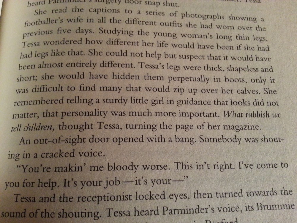 Fragmento del libro The casual vacancy de J.K. Rowling