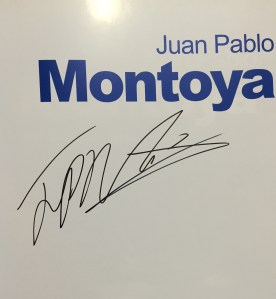 Autógrafo de Juan Pablo Montoya