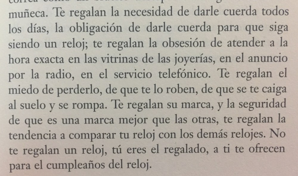 Fragmento del libro Historias de cronopios y de famas de Julio Cortázar