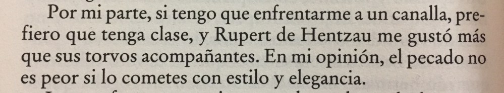 Fragmento del libro El prisionero de Zenda de Anthony Hope