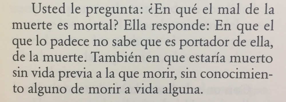 Fragmento del libro El mal de la muerte de Marguerite Duras
