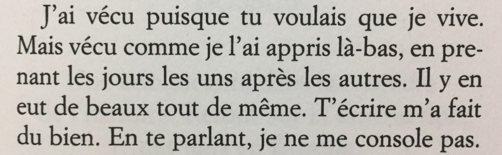 Fragmento del libro Et tu n'es pas revenu de Marceline Loridan-Ivens