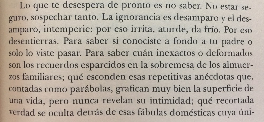 Fragmento del libro La distancia que nos separa de Renato Cisneros