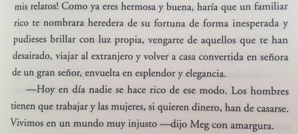 Fragmento del libro Mujercitas de Louisa May Alcott