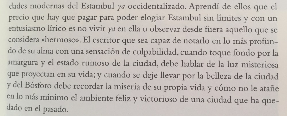Fragmento del libro Estambul de Orhan Pamuk