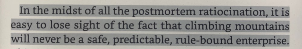 Fragmento del libro Into thin air de Jon Krakauer