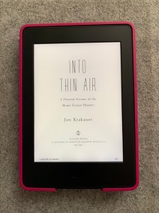 Libro Into thin air de Jon Krakauer