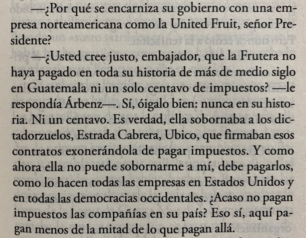 Fragmento del libro Tiempos recios de Mario Vargas Llosa
